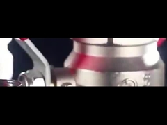 صمام الكرة النحاسي ، التدفق الكامل ، الإناث / الإناث ، مقبض الرافعة المسطحة