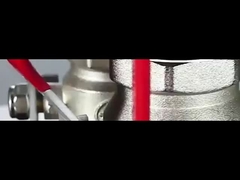 صمام الكرة النحاسي ، التدفق الكامل ، ذكر / أنثى ، مقبض الرافعة المسطحة