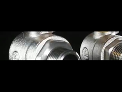 BS2779 سلك ذكر X ذكر صمام كرة خط الغاز