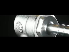 ذكر x مصابيح الأنابيب المقبض الألومنيوم الصمامات الغازية النحاس