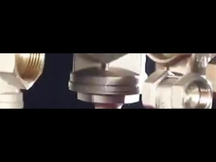 المقبض الحديدي 1/2''-4' صمام بوابة النحاس
