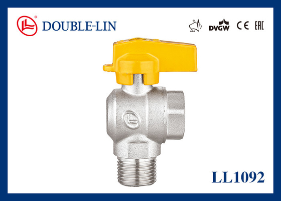 M3 / 4 "x F3 / 4" ذكر x أنثى EN331 صمامات الغاز النحاسية