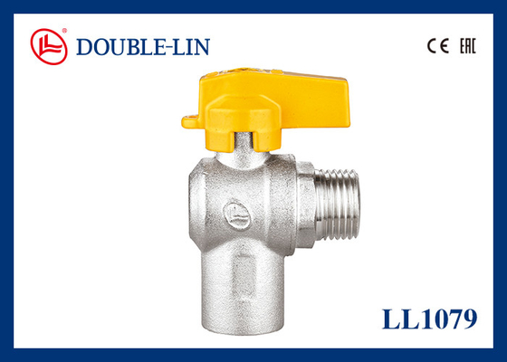 مقبض ألومنيوم أنثى × ذكر F1 / 2 "x M1 / ​​2" صمامات غاز نحاسية