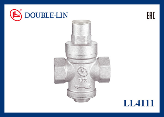 1/2" 3/4" صمام تخفيض ضغط PN16 سن اللولبة ISO228 من 0℃ إلى 80℃ ضغط التشغيل