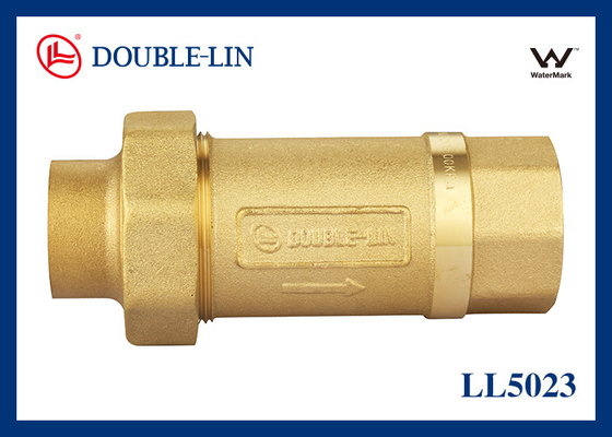 الصمام التحقق مزدوج نحاس 3/4 "×3/4" DIN259 خيط 16 بار 120 درجة مئوية