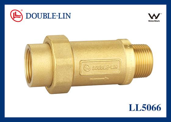 1 "النحاس صمام فحص مزدوج 232psi ISO228 خيط