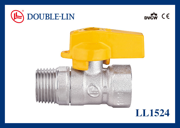 1/2 "X 1/2" ذكر X أنثى HPB 57-3 صمامات غاز نحاسية