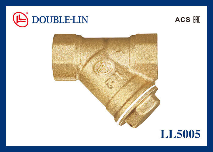 مصفاة Y نحاسية 16 بار DIN259 خيط أنثى × أنثى 1/2 إلى 4 بوصة